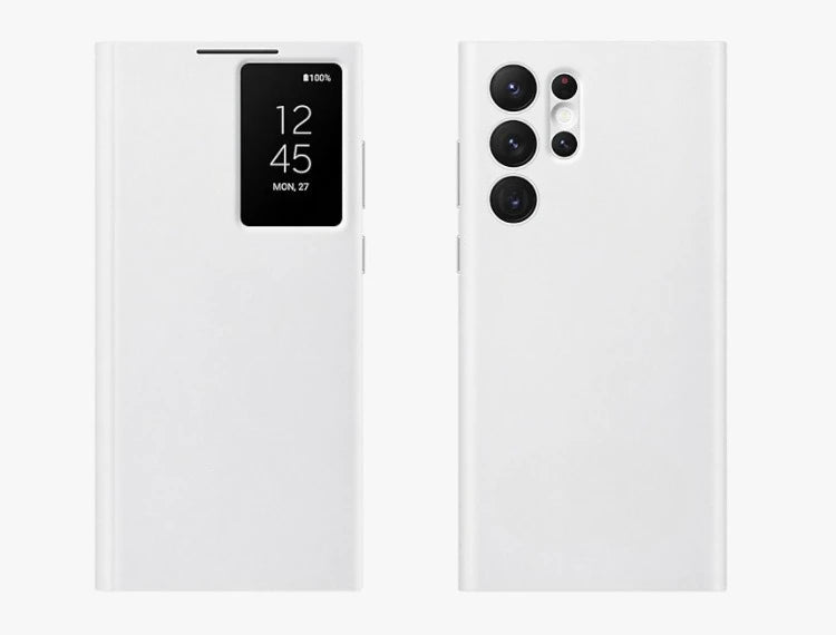Samsung Galaxy S24 Ultra Smart View Case with Answering Window White For S24 Ultra Tidesmit
