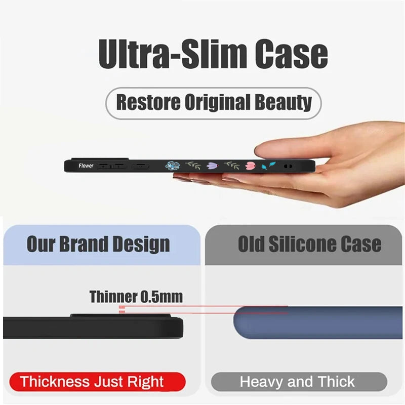 Floral Samsung Galaxy S25 Ultra Case | Slim Shock-Absorbing Cover Tidesmit