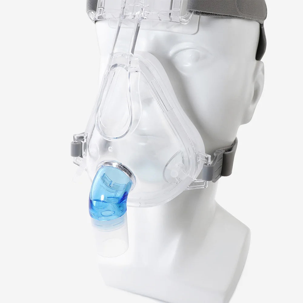Comfortable CPAP Full Face Mask Adjustable Strap Respirator For Cushion Travel Anti Snoring Stopper Solution Tools Sleep Help