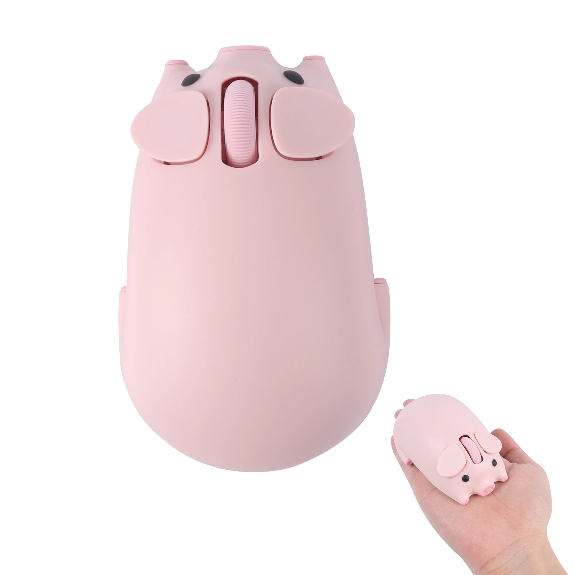 Cute Little Piggy Wireless Bluetooth Dual-Mode Mouse Ergonomics Portable Long Battery Life Office Mause For PC Laptop Kids Gifts