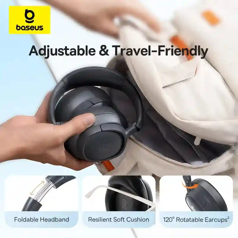 Wireless Headphones Over-Ear with 80-Hour Battery Life | Tidesmit Tidesmit