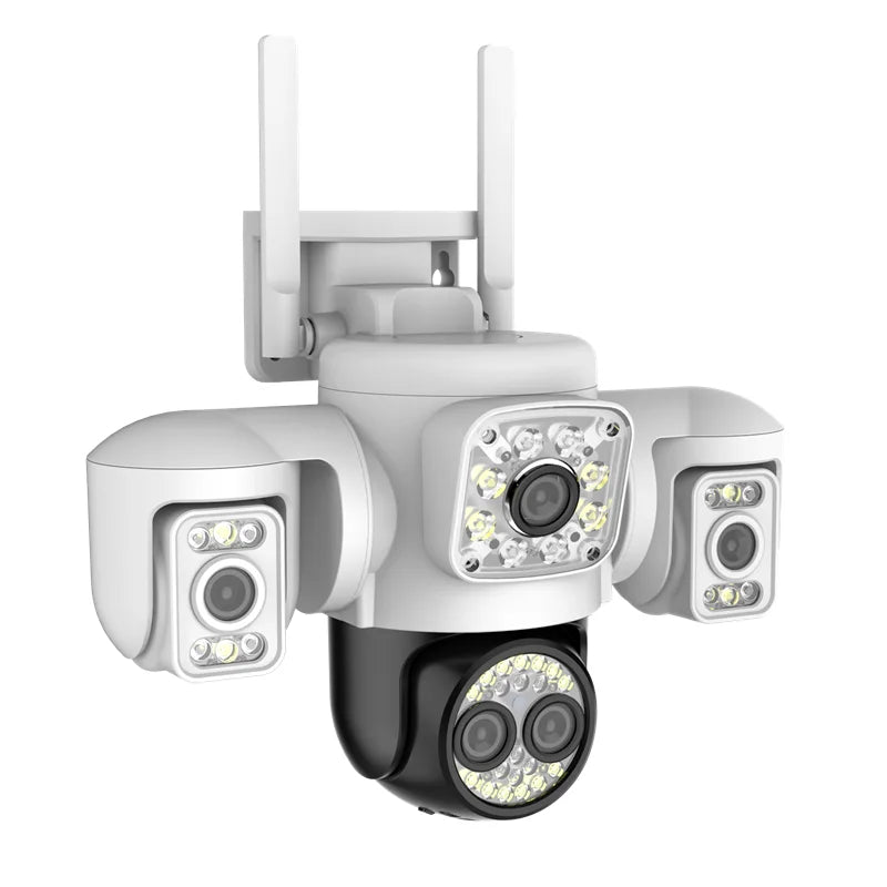 20MP WiFi IP Camera HD Three Screens Security AI Auto Detect Wireless Surveillance Cameras Onvif 10X Zoom Baby Monitor YOOSEE