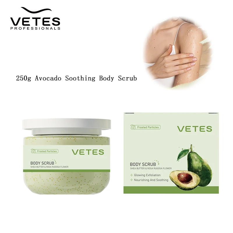 Avocado Body Scrub 250g | Professional Exfoliating Treatment for Glowing Skin Scrubs Treatments Tidesmit