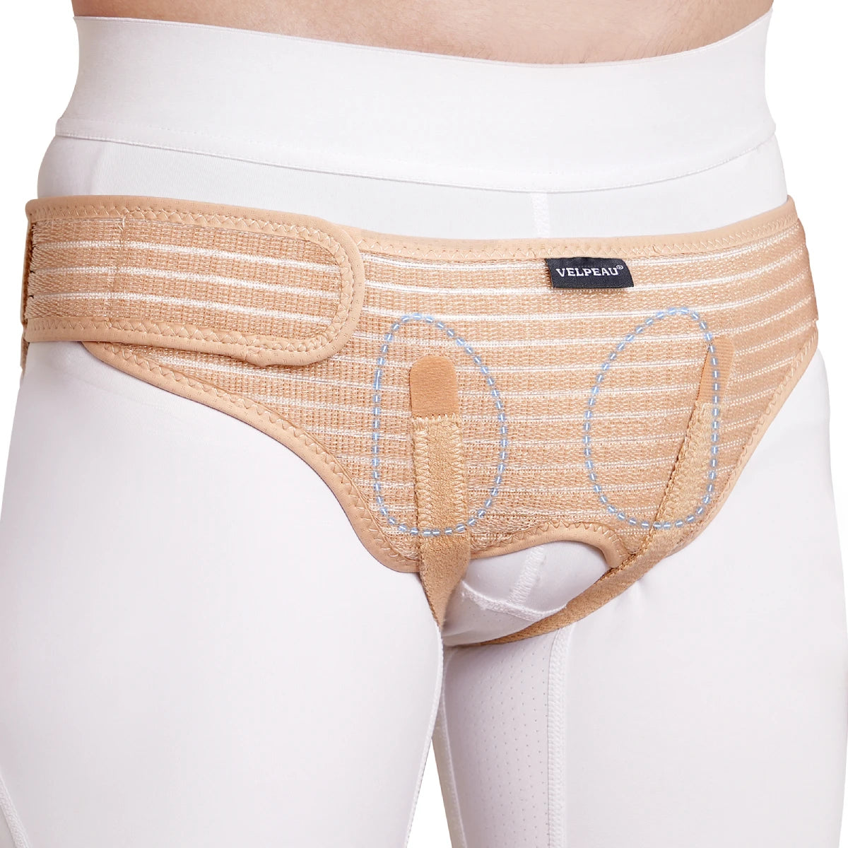 Hernia Belt for Inguinal Pain Relief - Adjustable Support for Daily Comfort Relaxation Treatment Khaki China Mainland