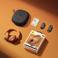 Wireless Noise Cancelling Headphones: 100Hr Playtime - Over-Ear ANC Sunset Coral China Mainland Tidesmit