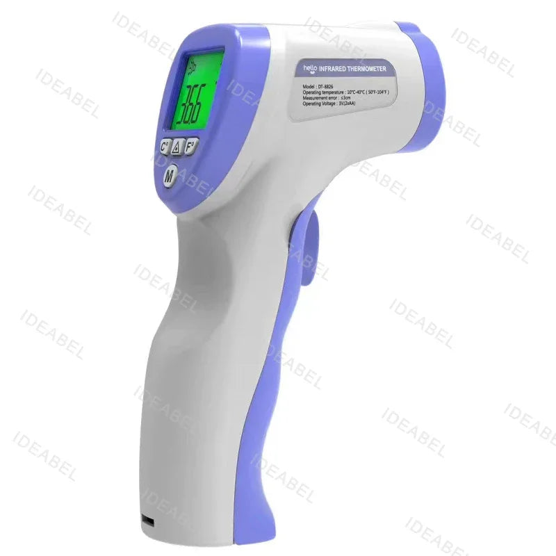 New LED Wrist Blood Pressure Monitor English Voice Broadcast Sphygmomanometer Tonometer BP Monitor Forehead Digital Thermometer