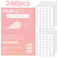 600/400/240pcs/box invisible acne patch set - deep cleaning high-quality water-based acne stickers, gentle and skin friendly