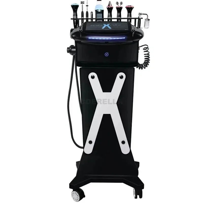 9-in-1 Hydra Facial Machine: Professional Oxygen Jet Skin Care System Massage Chairs Tidesmit