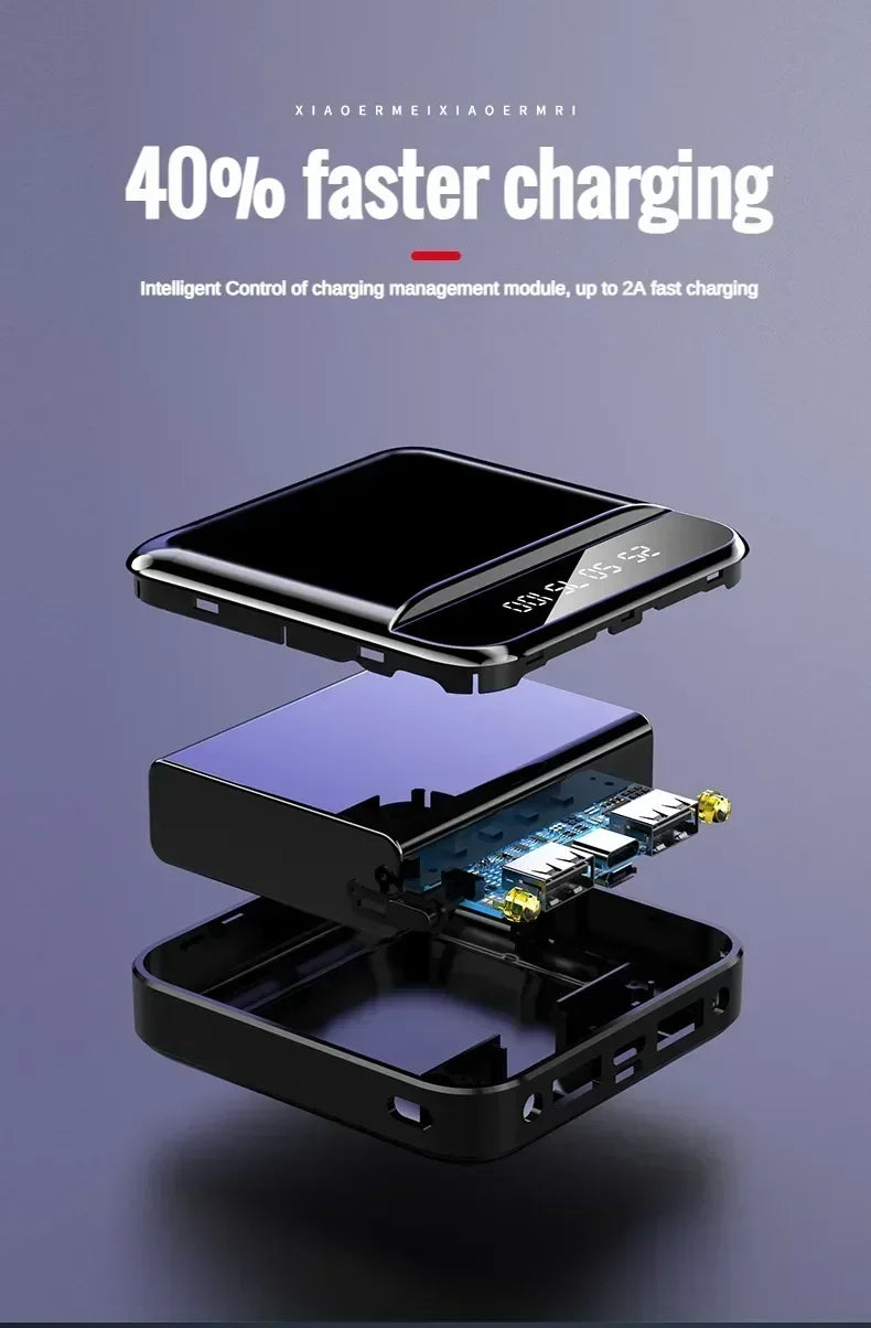 Portable Charger 30000mAh Power Bank with PD Fast Charging Tidesmit