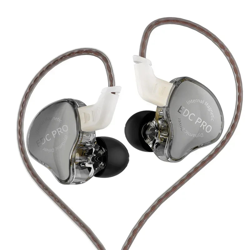 Tidesmit HiFi Wired In-Ear Monitors with Dual Dynamic Drivers OFC Flat no mic Tidesmit