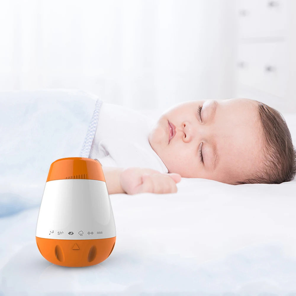 Smart Baby Sleep Soother White Noise Sound Machine for Infants Toddlers with 6 Soothing Sounds Intelligent Voice Activated