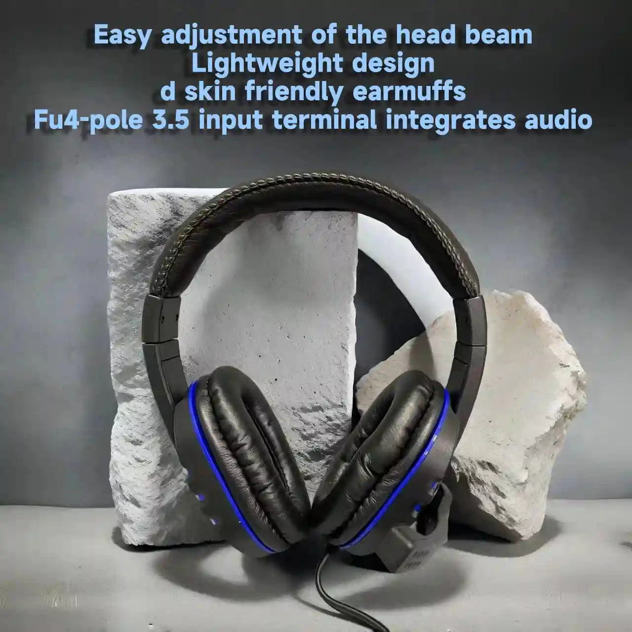 Tidesmit Wired Over-Ear Gaming Headphones with HD Sound for PC and Laptop Tidesmit