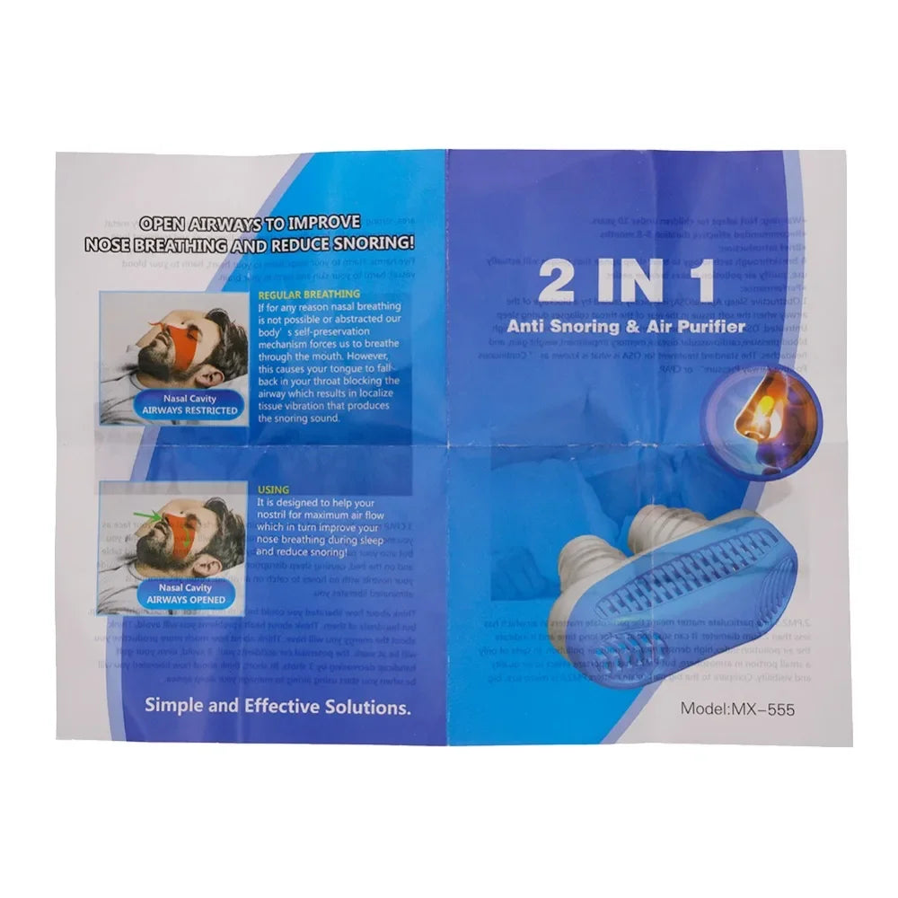 Relieve Snoring Nose Snore Stopping Breathing Apparatus Guard Sleeping Aid Mini Snoring Device Anti Snore Silicone Cpap Mask