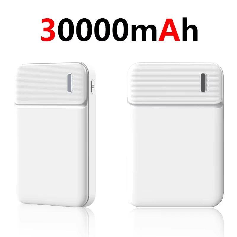Tidesmit 50000mAh Fast Charging Power Bank - USB-C Portable Charger White 30000mAh Tidesmit