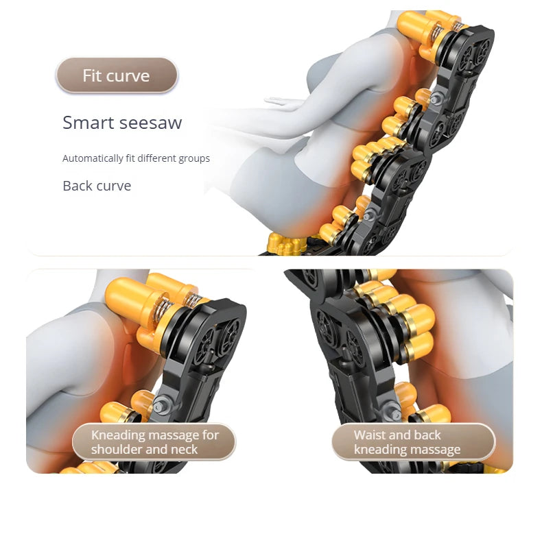 Massage Chair Zero Gravity 4D Spa - Full Body Recliner with Heat Therapy Massage Chairs Tidesmit