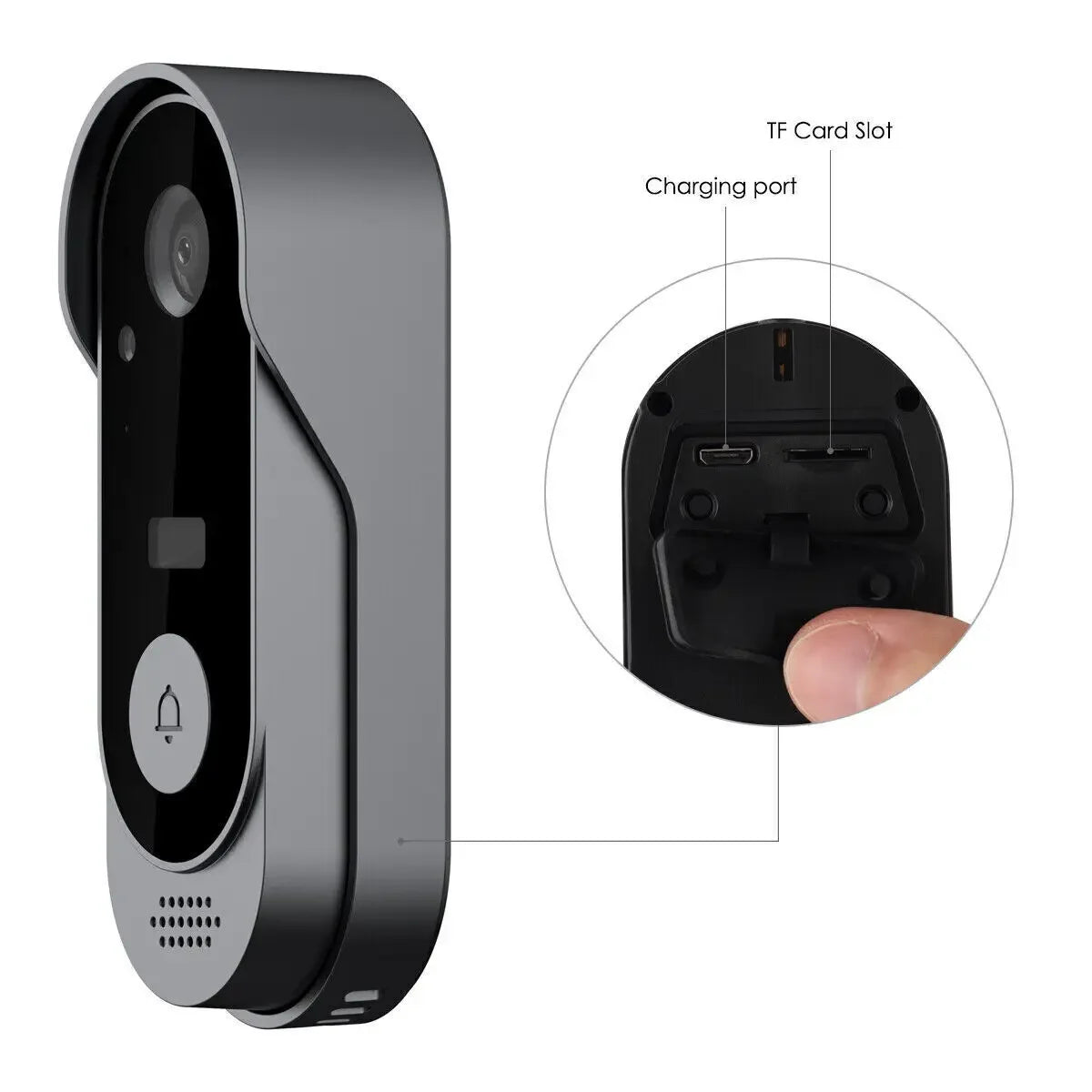 Tuya Wireless Doorbell With Camera Bundle Doorbell Smart Home WIFI HD Outdoor Phone Camera Security Video Intercom Night Vision