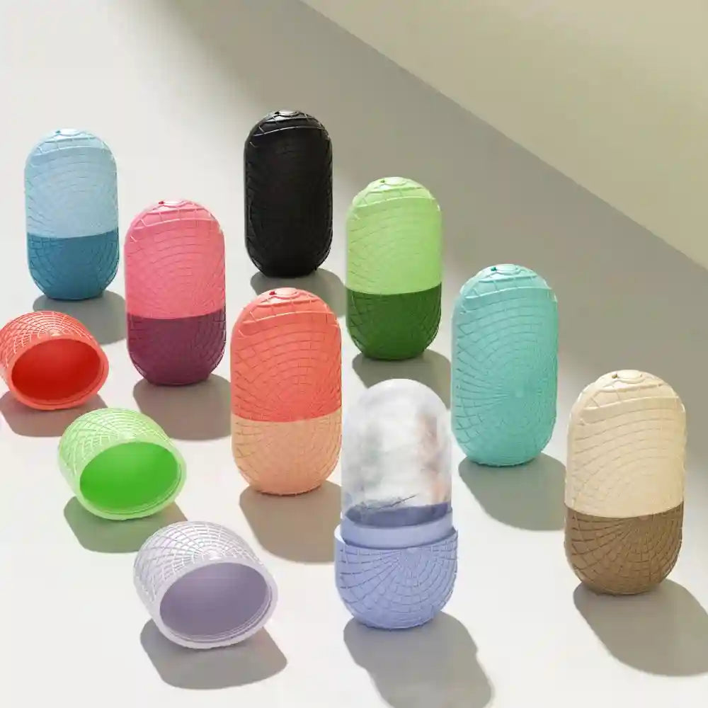 Ice Face Roller for Skincare - Silicone Facial Contouring Tool Eye Massage Instrument Tidesmit