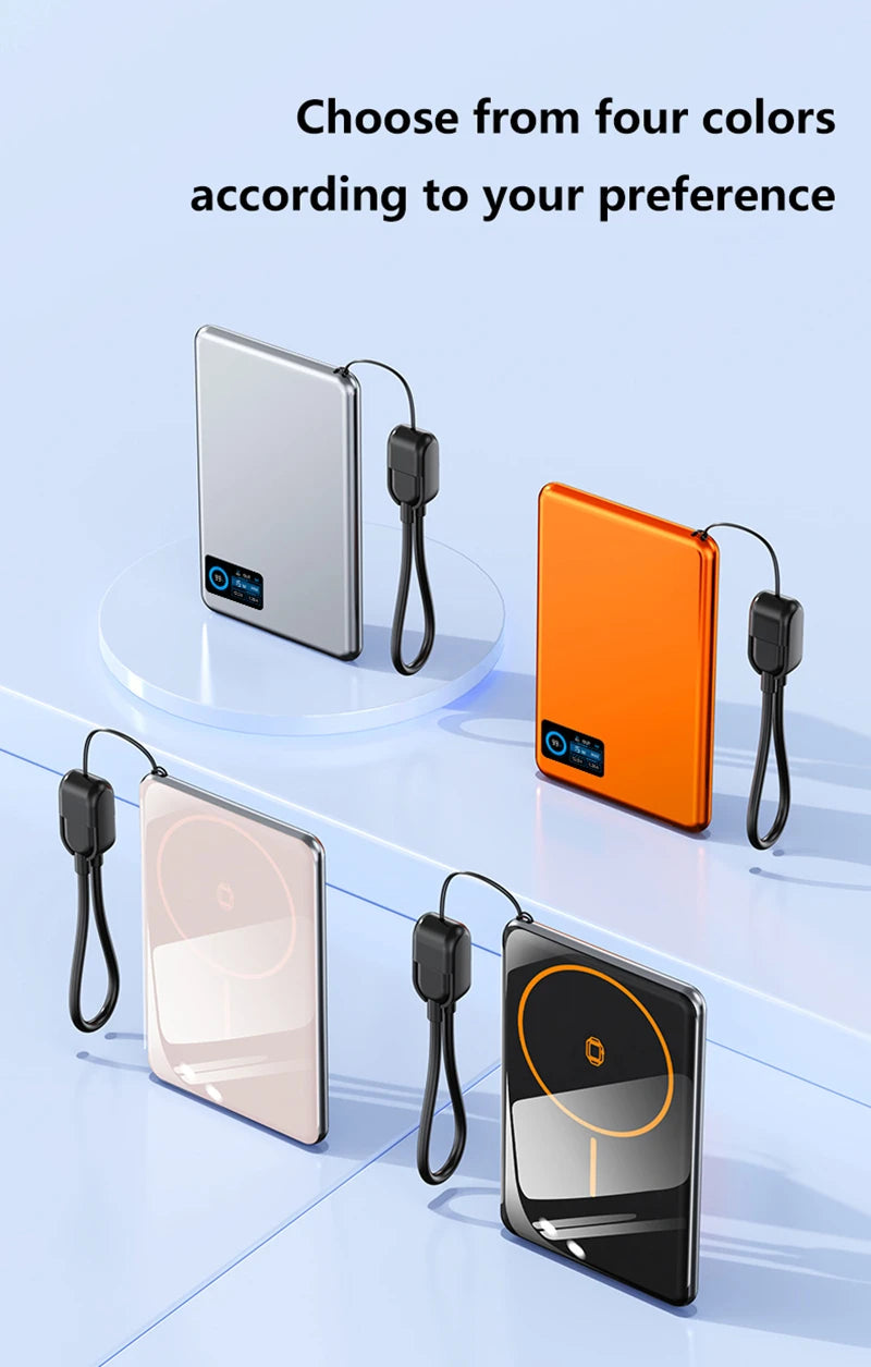 Magnetic Fast Charging Power Bank 50000mAh - Portable USB-C Battery Pack Tidesmit