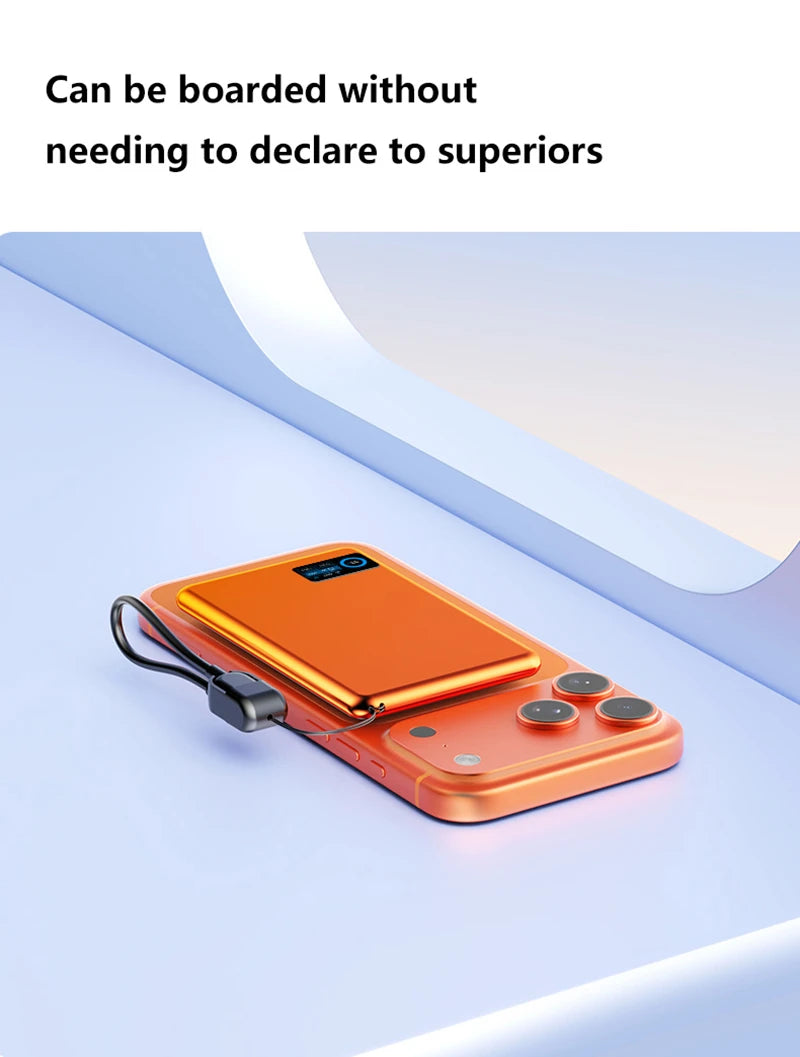 Magnetic Fast Charging Power Bank 50000mAh - Portable USB-C Battery Pack Tidesmit