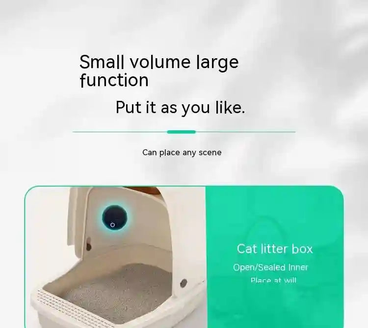 Tidesmit portable intelligent ozone air purifier for sterilization and deodorizing shoe cabinets and pet areas.