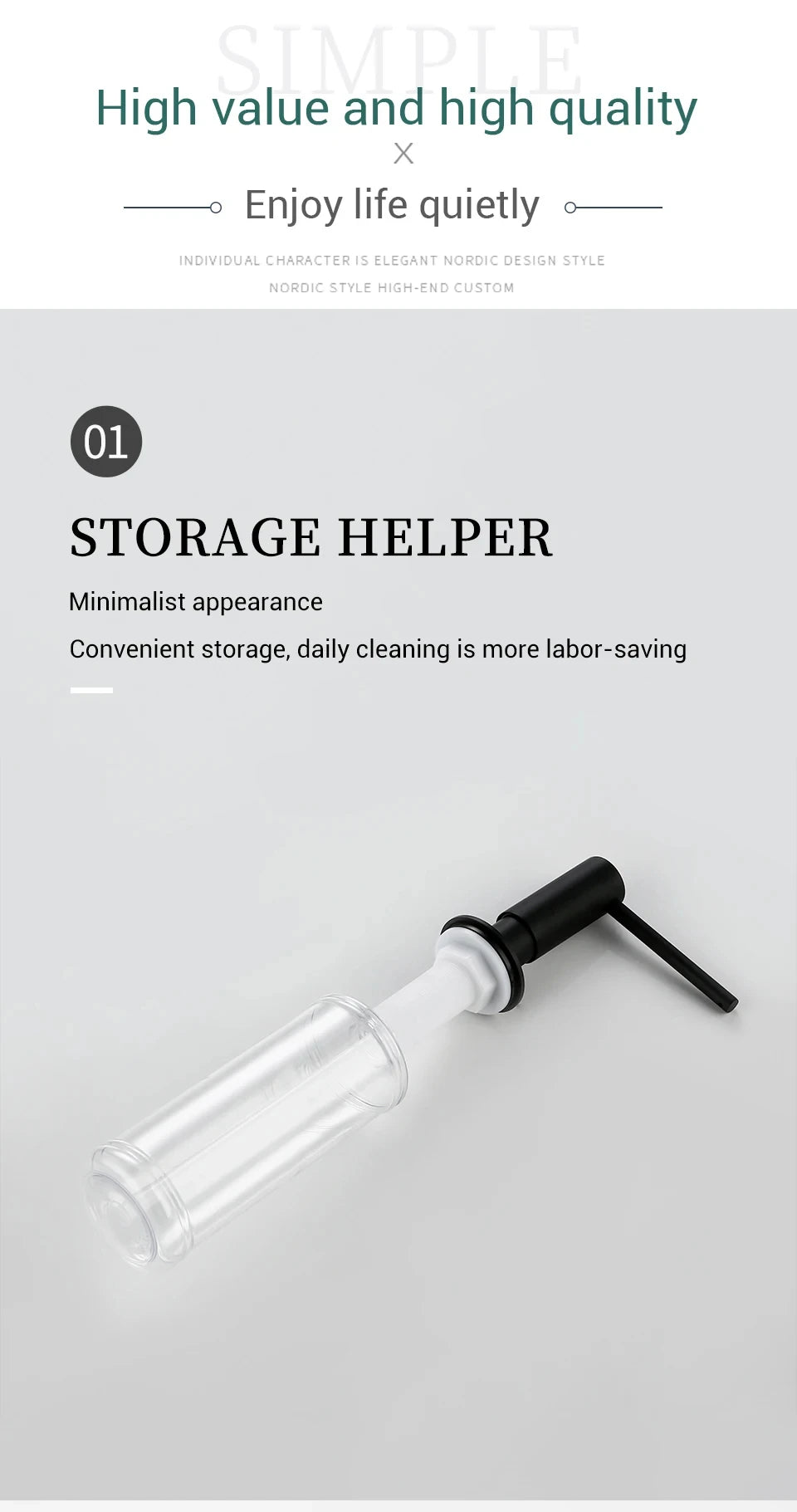 Gunmetal Liquid Soap Dispenser Plastic Bottle The 360 Degree Swivel Head Kitchen Installed In Sink Is Convenient And Simple
