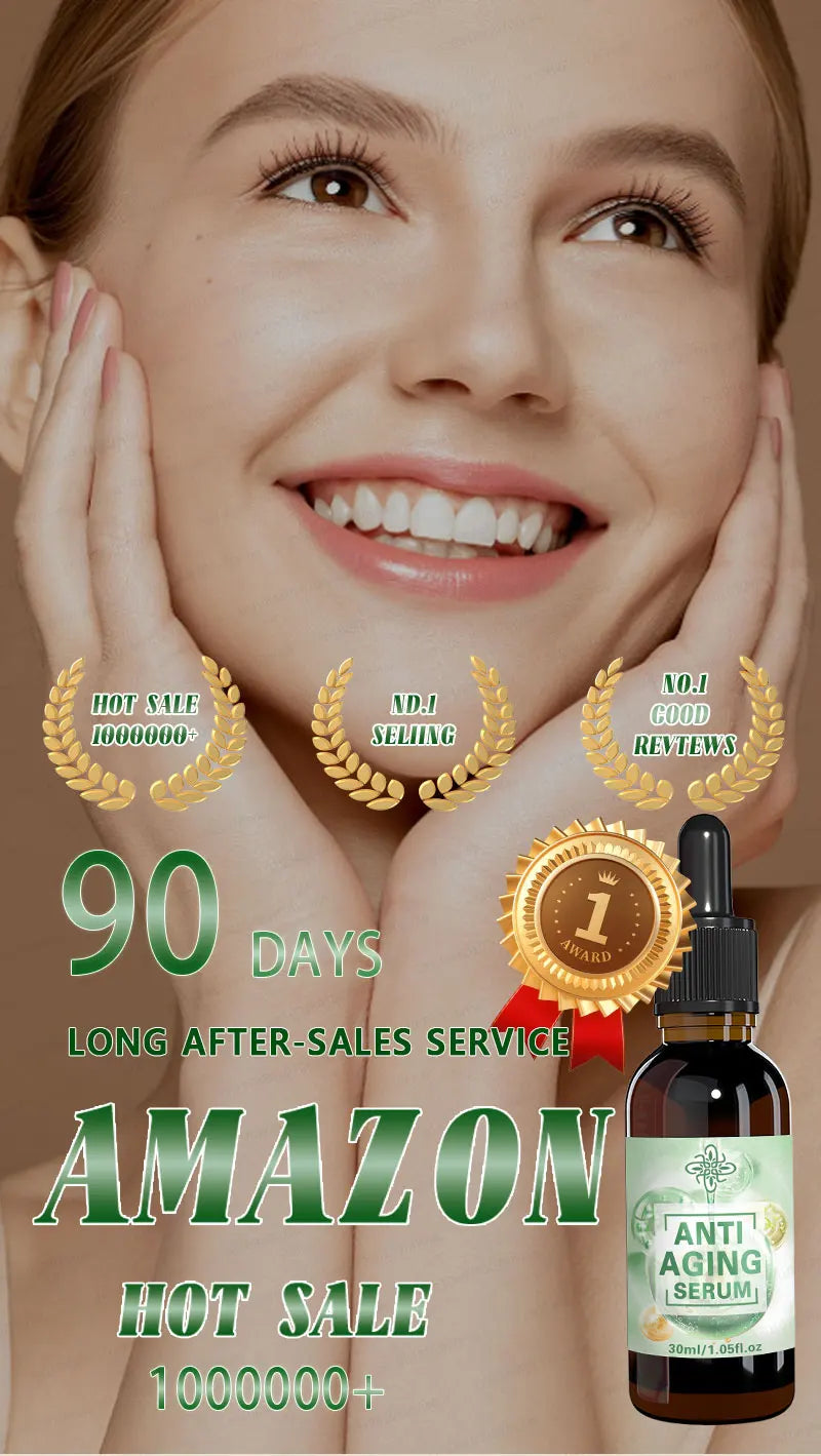 Tidesmit anti-aging serum for wrinkle removal and youthful skin rejuvenation, featuring high-potency collagen repair.