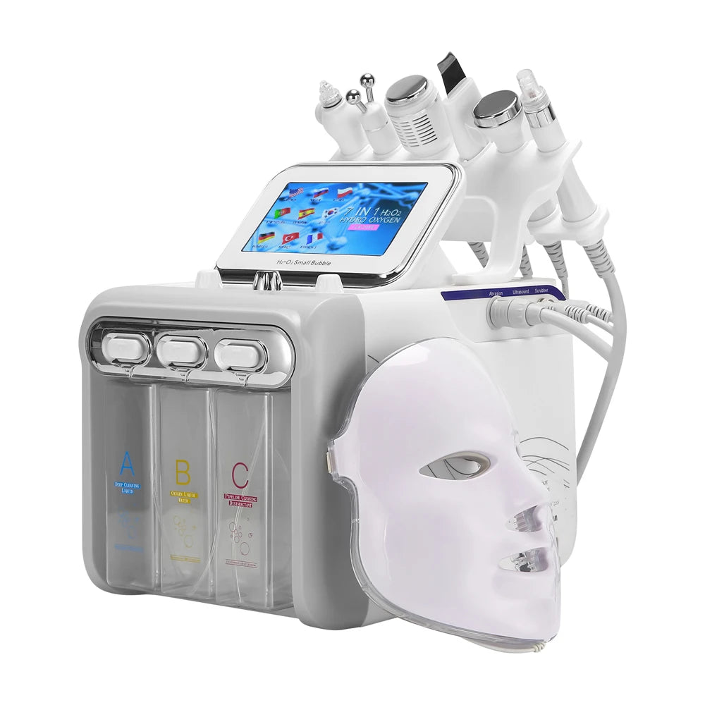 7-in-1 Hydro Dermabrasion Machine | Professional Facial Cleansing System Body Shaping Massage Equipment Tidesmit