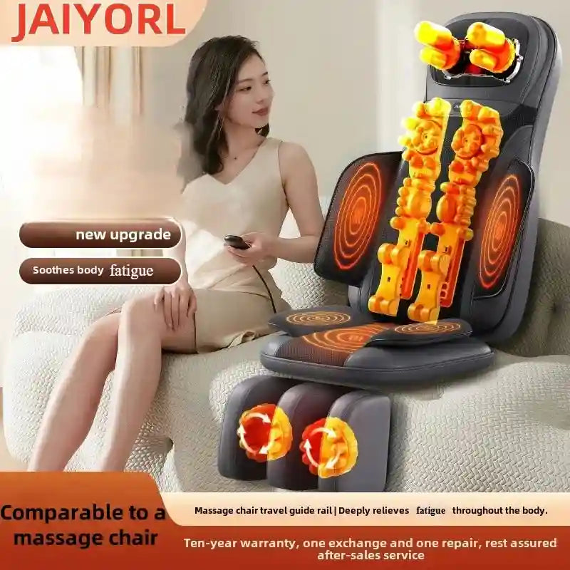 Electric Massage Roller Chair with Heat Therapy for Back and Neck Relief Massage Roller Tidesmit