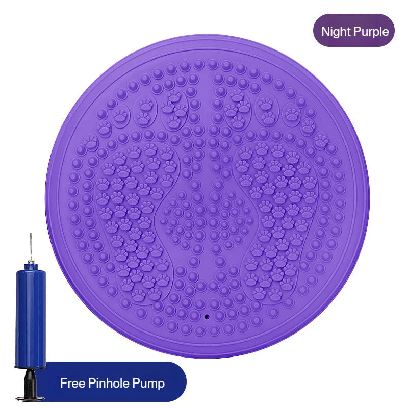 Massage Cushion Balance Board - Sensory Integration & Muscle Relief Tool Massage Cushion Purple Tidesmit