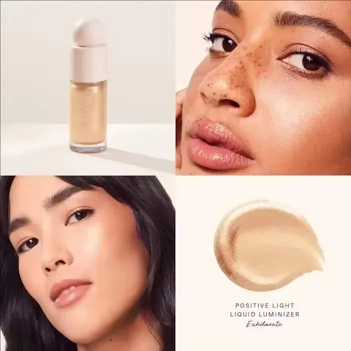 Tidesmit Soft Pinch liquid blusher and highlighter texture close-up for radiant long lasting face makeup