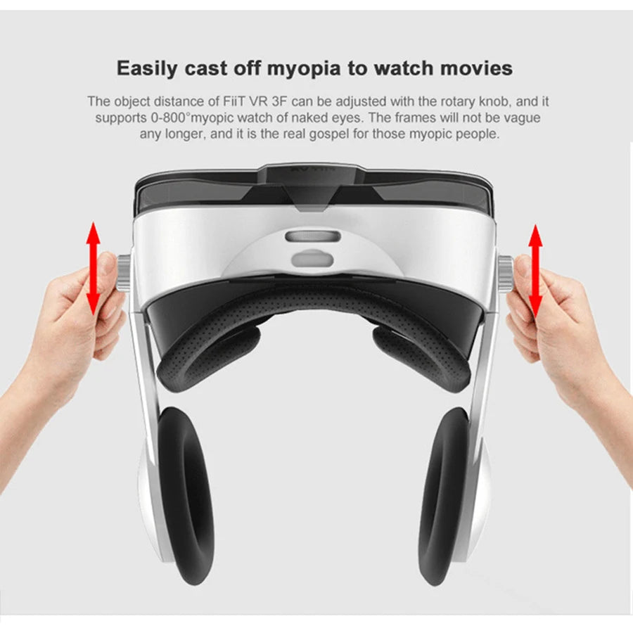 VR Headset for Smartphones with Remote - Immersive 3D Mobile Gaming Tidesmit