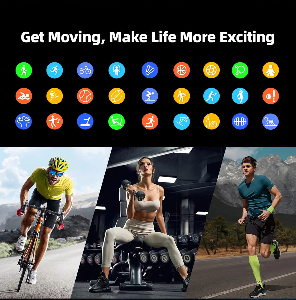LIGE Ultra Thin New Smart Watch 2026 Men AMOLED HD Screen Always Show Time Heart Rate Bluetooth Call Sport Waterproof Smartwatch