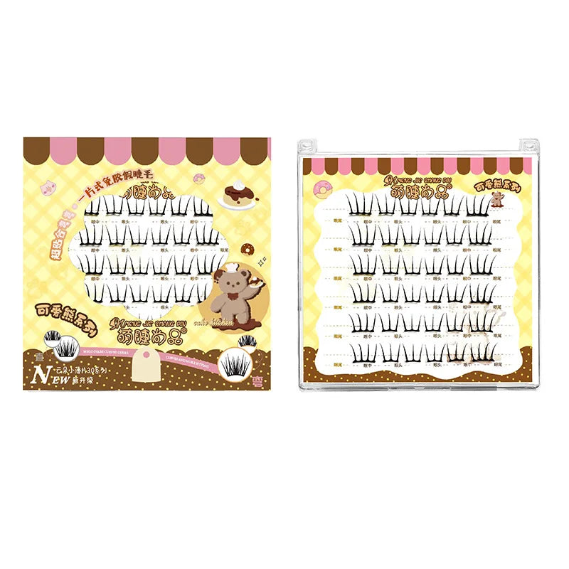 Self Adhesive Eyelashes Clusters No Glue Reusable C Curl Tidesmit XL-XHX-2 C Tidesmit