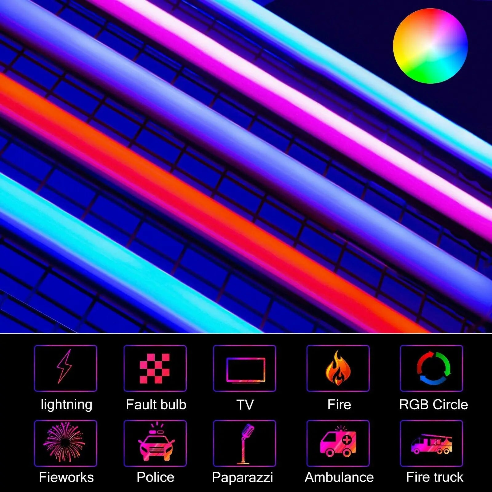 RGB LED Video Light Wand for Content Creation - Sokani X8 Series Tidesmit