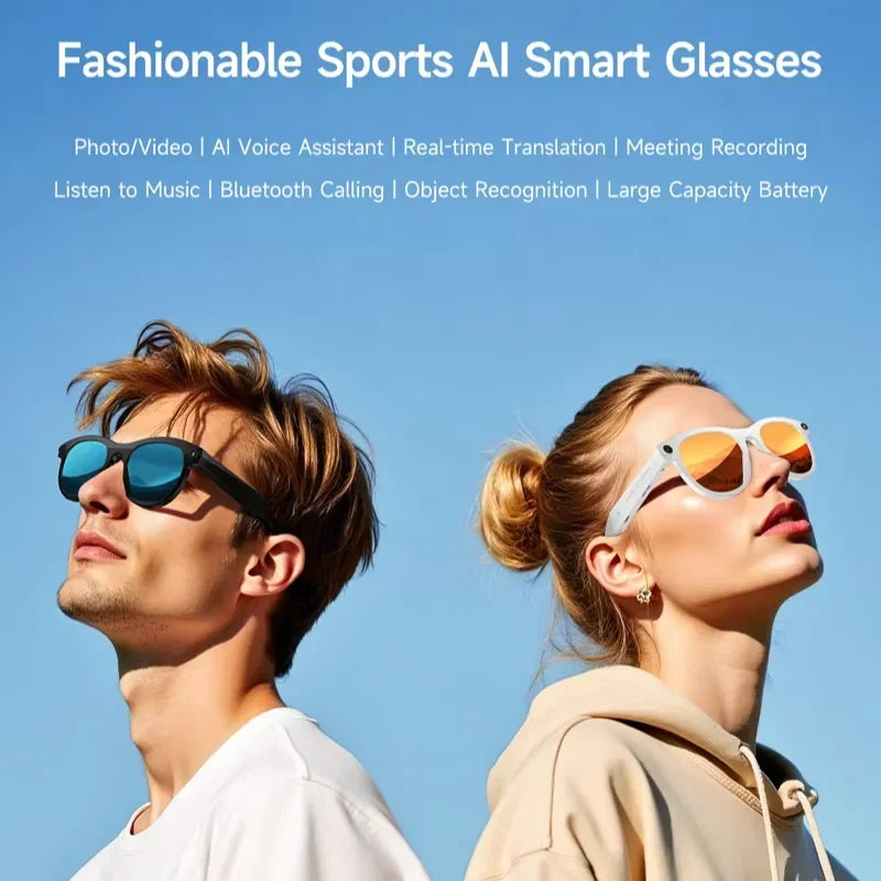 Smart Glasses with AI Translation and Bluetooth Audio | Tidesmit Tidesmit