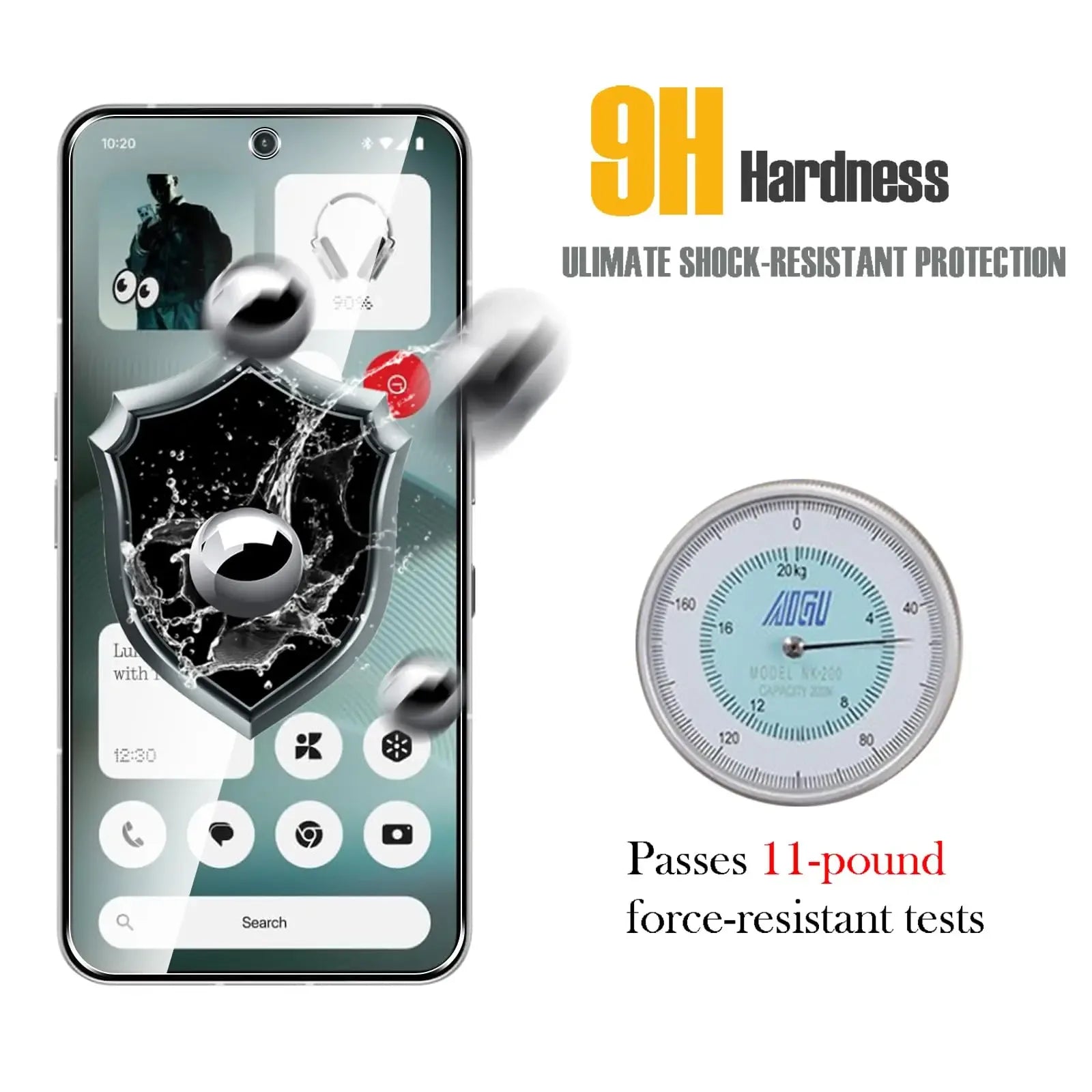 Nothing Phone 3 Screen Protector Tempered Glass 2 Pack Clear Tidesmit