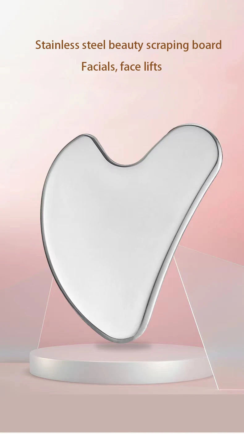Stainless Steel Gua Sha Scraper - Sculpting Facial and Body Tool Fascia Gun Tidesmit