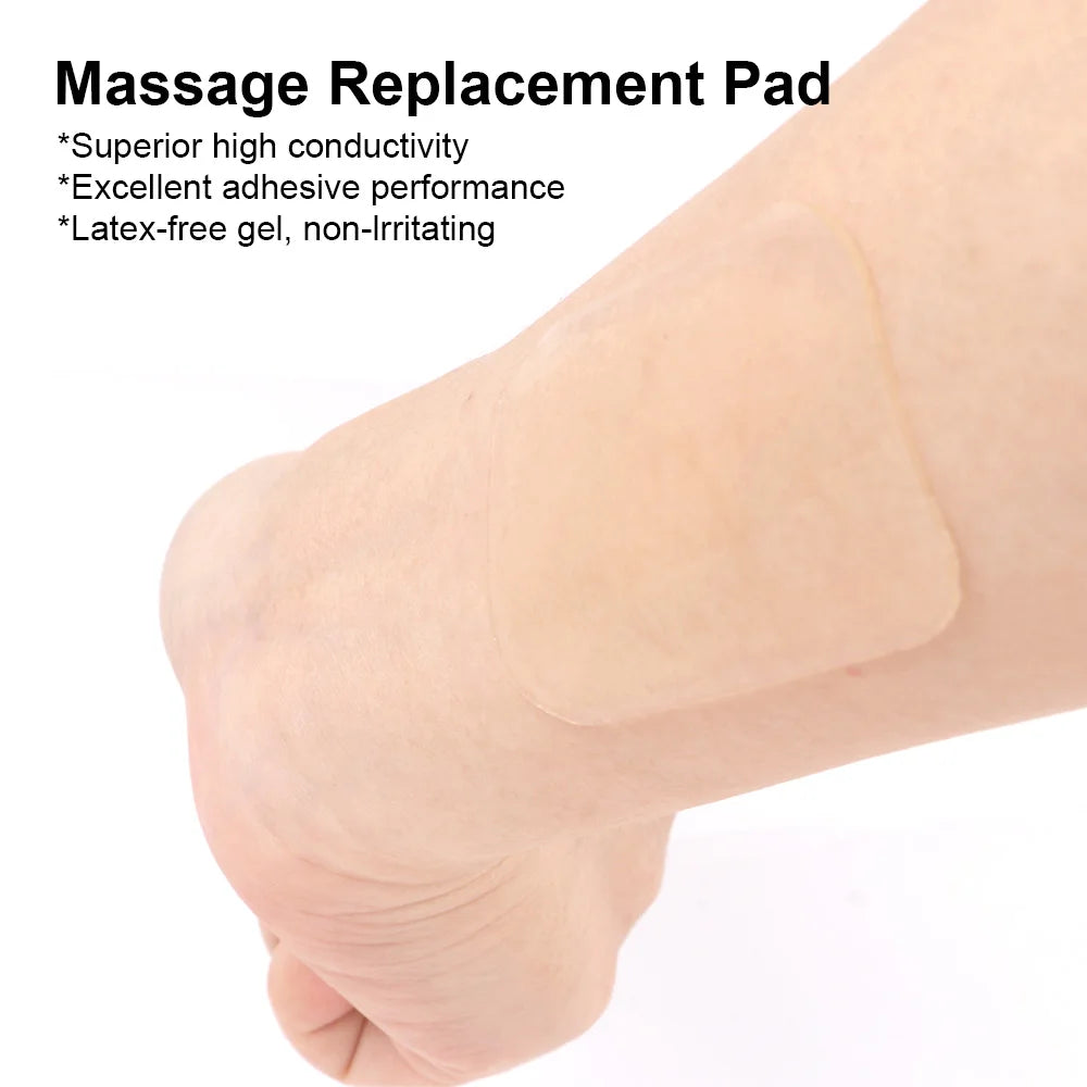 EMS Neck Massager Replacement Gel Pads - Conductive Adhesive Set Body Shaping Massage Equipment Tidesmit