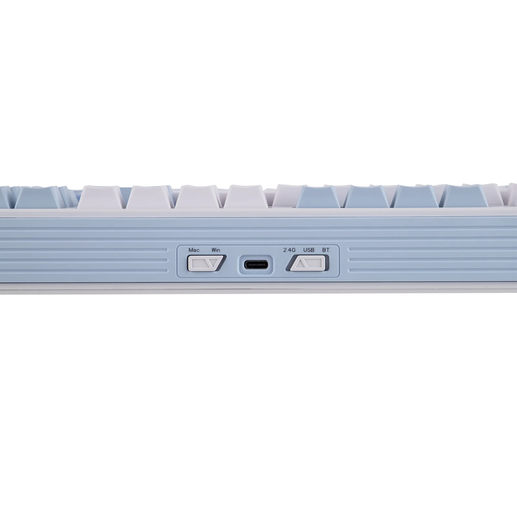 EPOMAKER TH108 100% Full Size Hot-Swap Gasket-Mounted Wired/Bluetooth/2.4Ghz Wireless Mechanical Keyboard with 10000mAh Battery