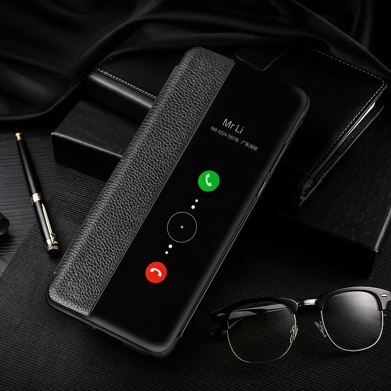 Huawei Mate 30 RS Porsche Design Leather Case | Premium Slim Cover a Tidesmit