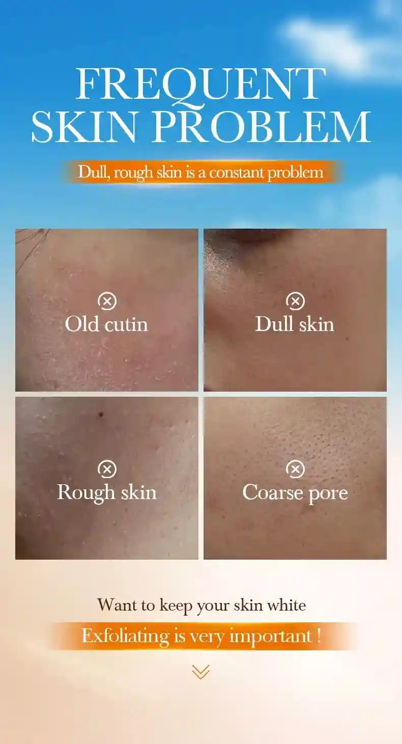 Orange Exfoliating Gel Facial Scrub for Deep Pore and Blackhead Treatment Scrubs Treatments Tidesmit