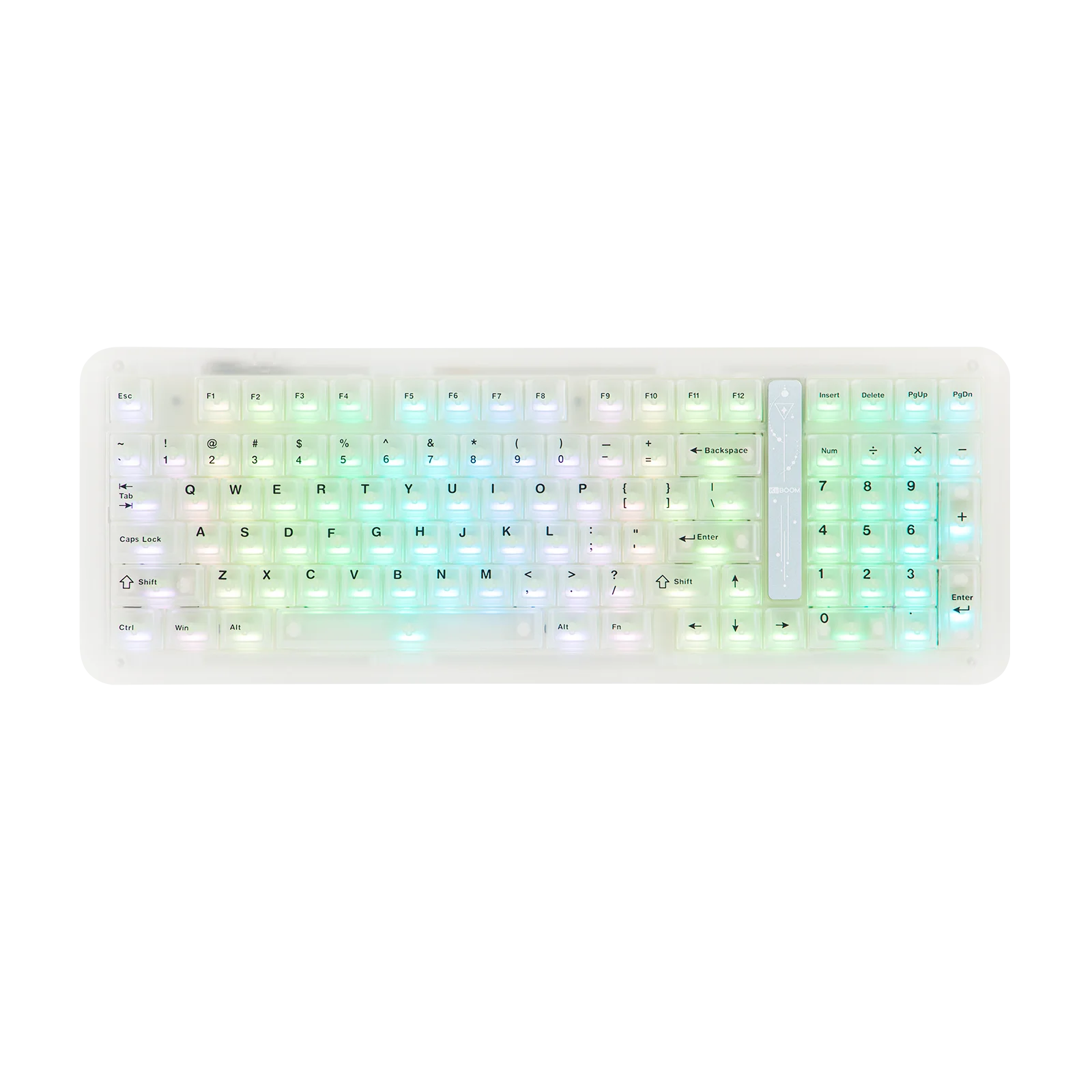 KiiBOOM Phantom98 Lite 96% ANSI US Layout VIA Programmable Gasket Wired/BT/2.4GHz Wireless Mechanical Gaming Keyboard 8000mAh