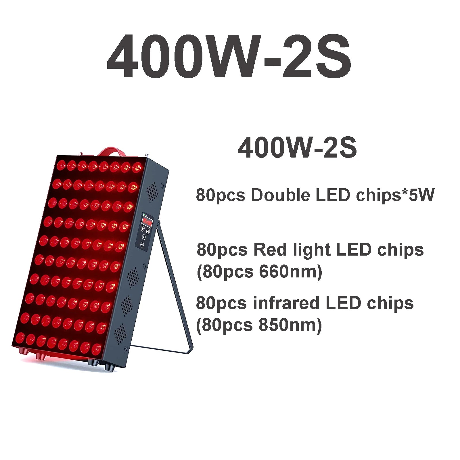 Dual Chip Red Light Therapy Panel Lamp 630nm 660nm Near Infrared Therapy Light 810nm 850nm LED Beauty Devices for Face and Body