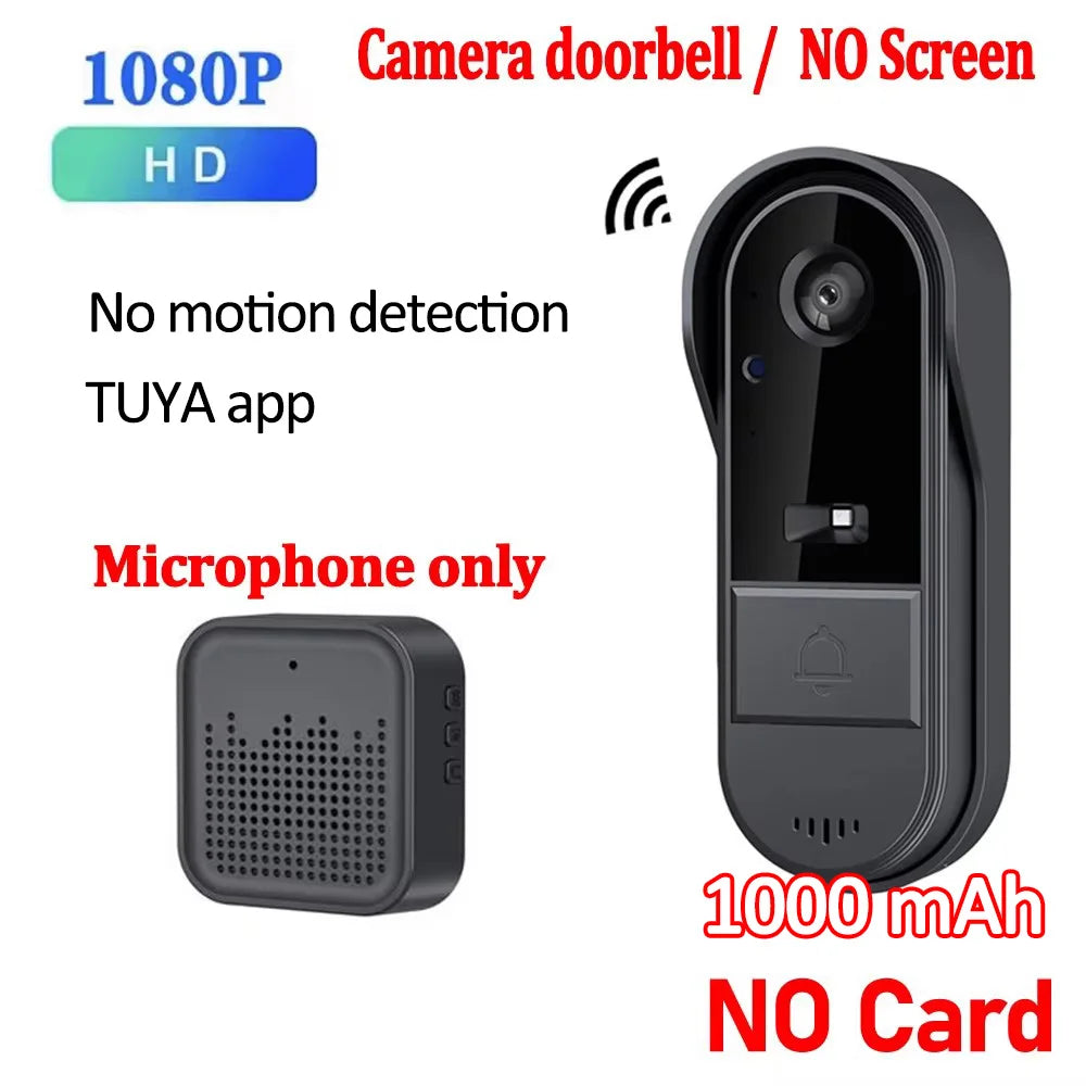 New Waterproof Wireless Doorbell Camera 4.3in IPS Screen Active Wake-Up Video Intercom Doorbell 1080P Home Security Door Bell