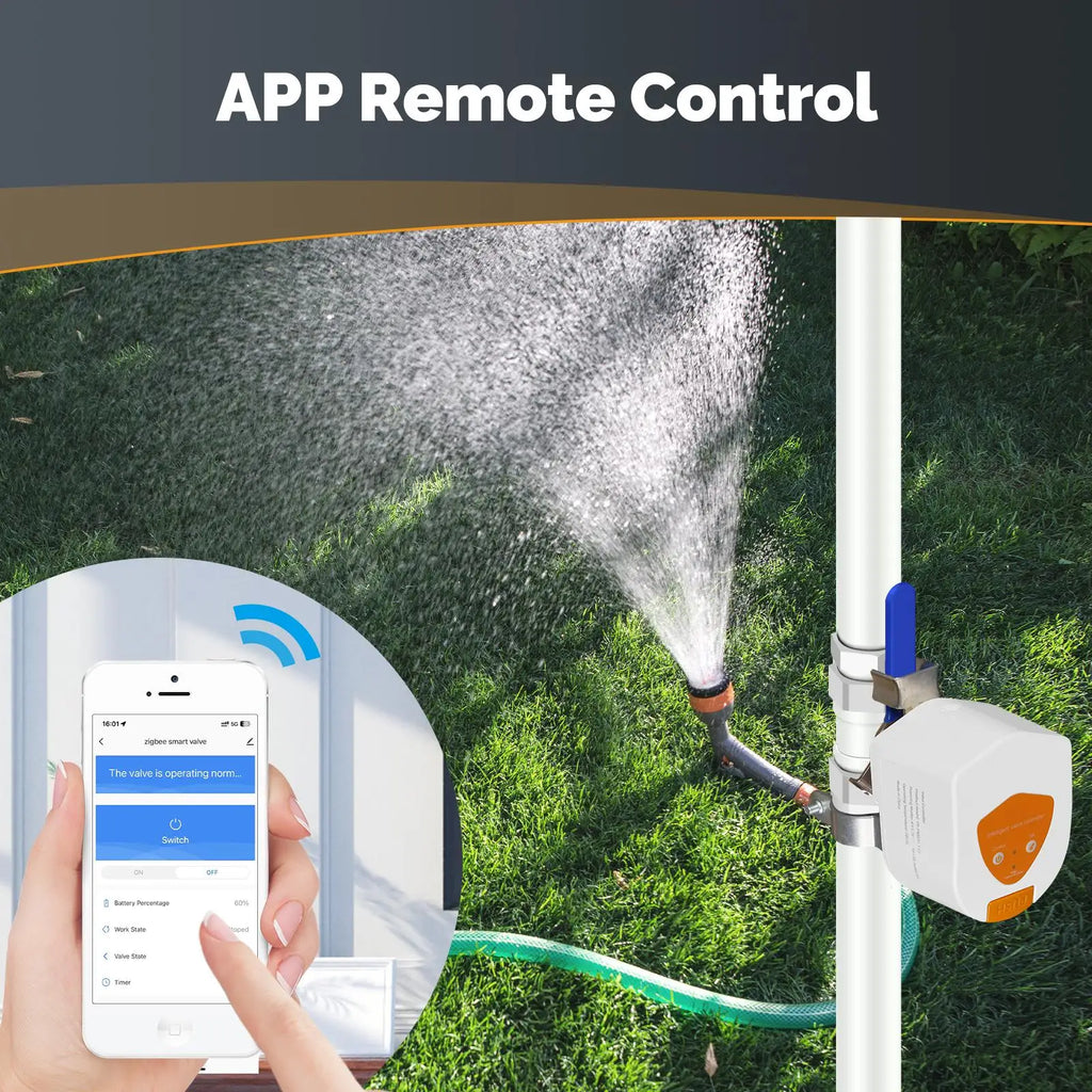 Zigbee Smart Water Valve Controller | Automatic Voice-Controlled Shut-Off Tidesmit