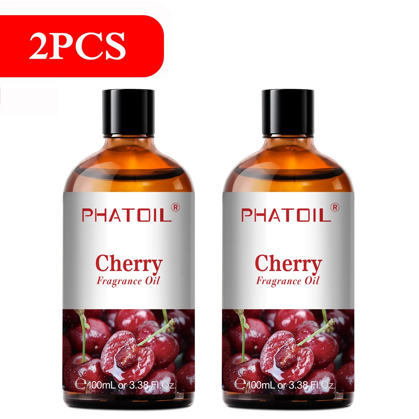 PHATOIL 100ml Fragrance Oil Cherry Coconut & Vanilla Mango Watermelon Strawberry Aromatherapy Oils For Diffuser Candle Making