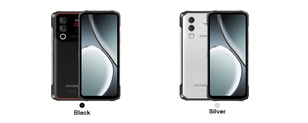 DOOGEE Blade10 Max Rugged Phone 6.56" 90Hz IPS Display 8GB 256GB 1.54" Rear Display 50MP AI Main Camera 10300mAh Battery Phone
