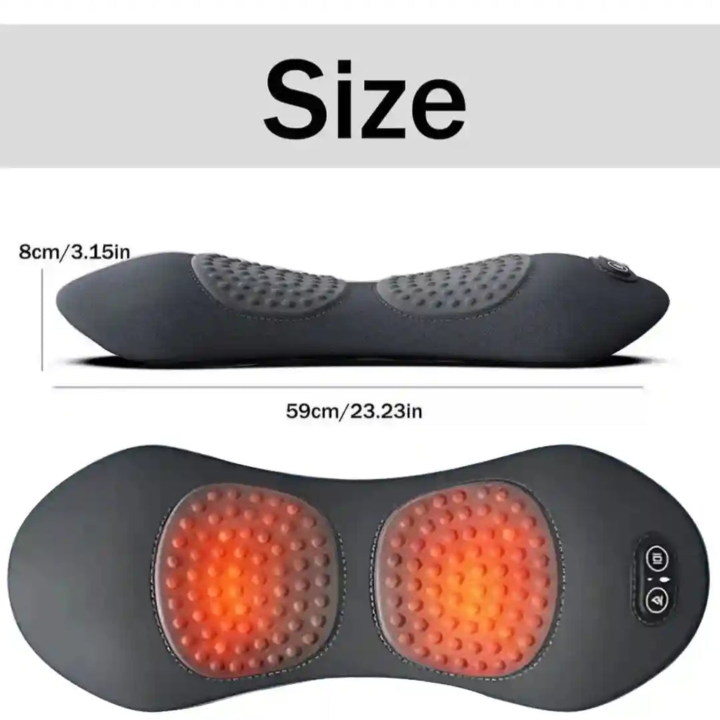 Back Massager with Heat and Vibration for Pain Relief - Tidesmit Relaxation Treatment Tidesmit