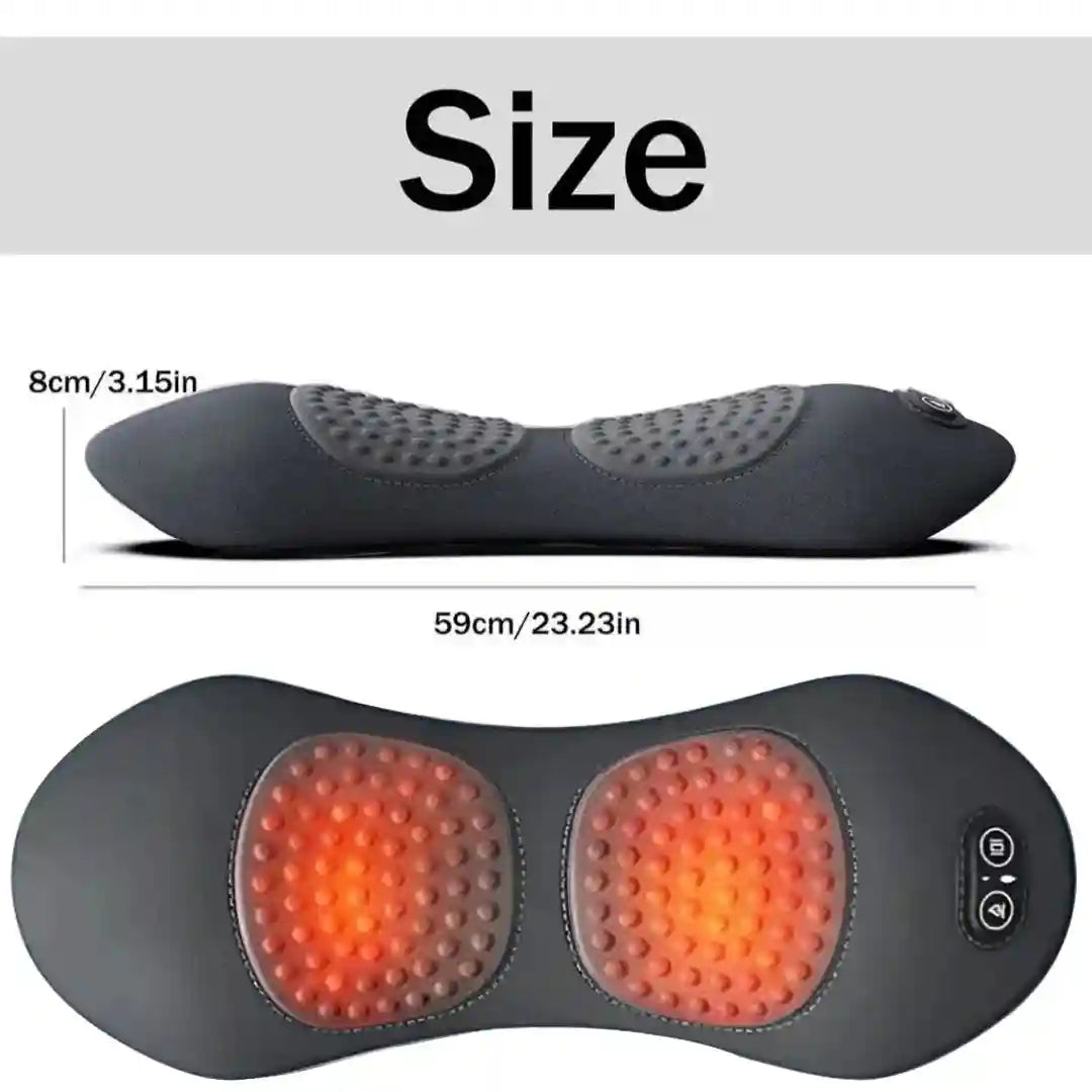 Back Massager with Heat and Vibration for Pain Relief - Tidesmit Relaxation Treatment Tidesmit