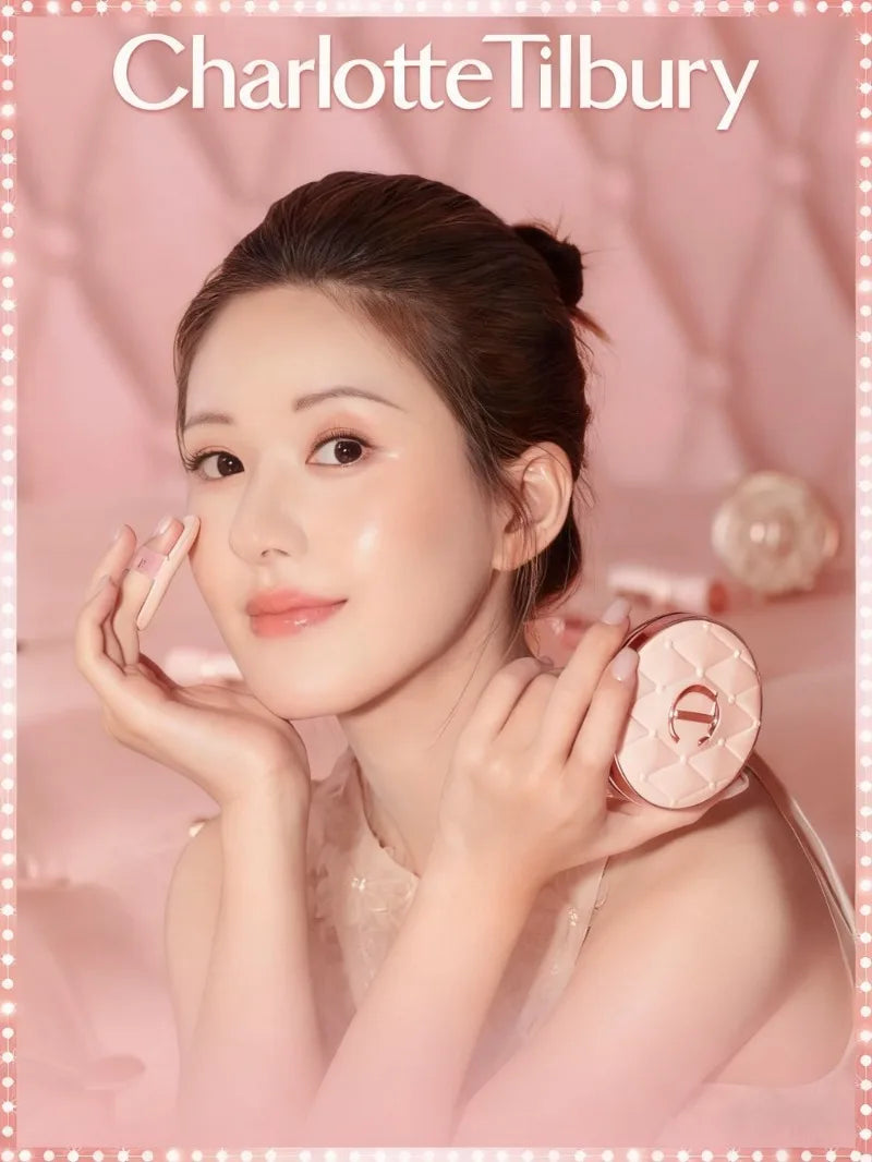 Tidesmit Charlotte Tilbury style air cushion foundation for flawless coverage and deep moisturizing face makeup